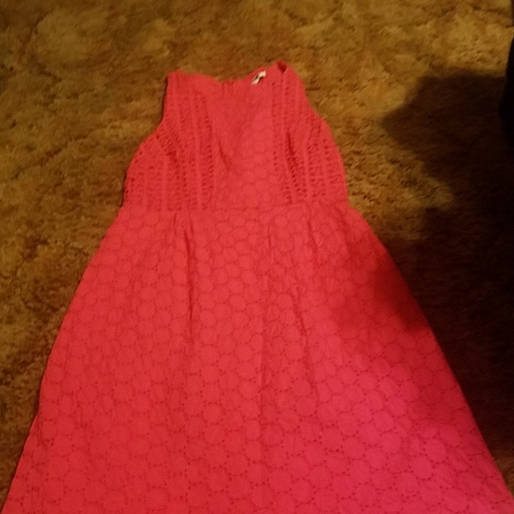 Hot pink dress